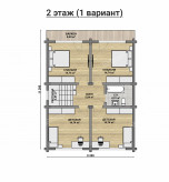 Дом из клееного бруса VZ-493